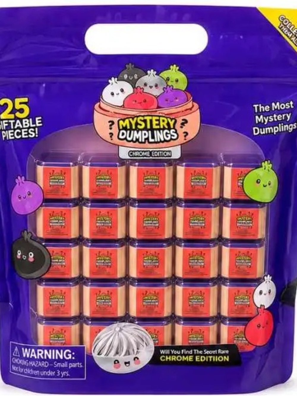 Chrome Edition Kids Collectible Toy Pack - Purple